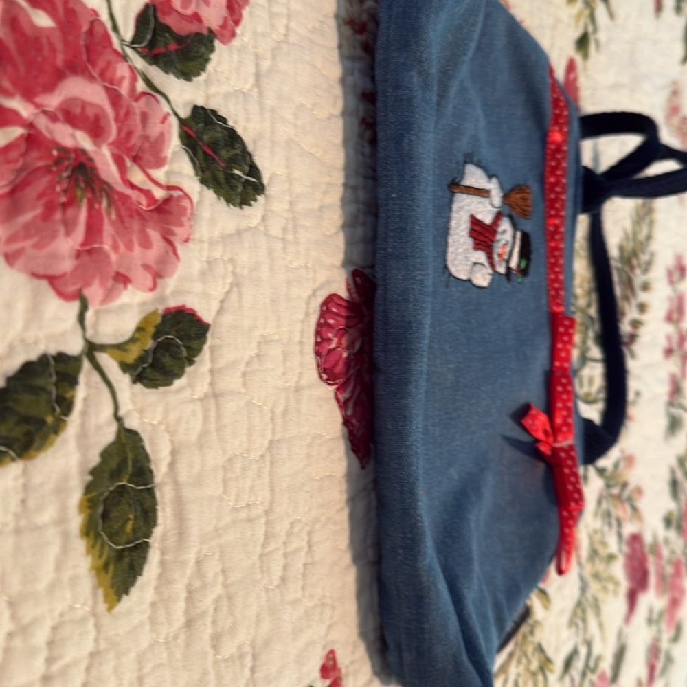 ☃️Snowman denim small bag purse handcraft Dixie Bags Like New - Picture 7 of 7